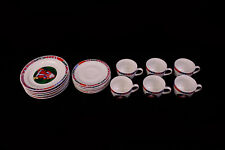 Geschirr Kaffee Service Gedeck 6 Personen Domestic by Mäser Weihnachten Advent