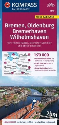 Kompass fahrradkarte 3340 - fahrradkarte,
