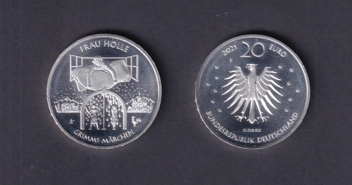 Silbermünze euro 2021 - 20,