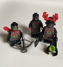 LEGO Minifigur•Ninjago•3er Set•Legacy Stone Army Warrior•mit Waffen•Zustand??