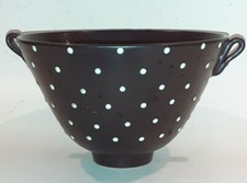 Keramik Punkte Handmade signiert 952/80 Italy Studiokeramik Italien Vintage