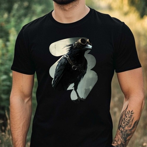 Herren shirt krähe - krähe, mit