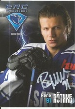 Rene Röthke / ERC Ingolstadt / Saison 2008-2009 / Autogrammkarte