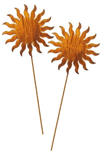 Gartenstecker rost sonnen - rost,