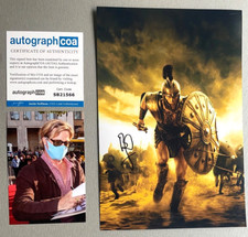 BRAD PITT "Troja" In-person signed Foto 20x30 Autogramm COA ACOA +Foto