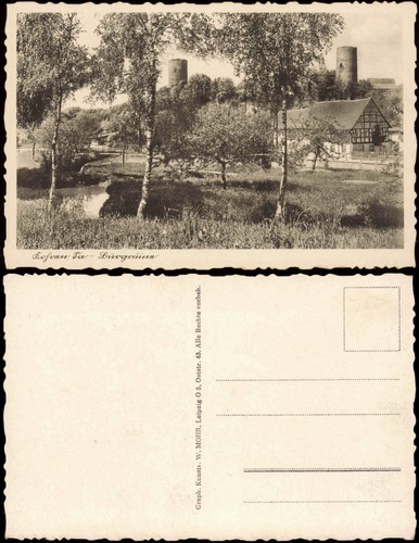 Ansichtskarte kohren sahlis - ansichtskarte, kohren-sahlis