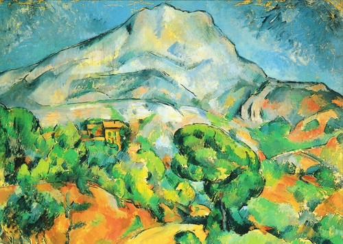 Kunstkarte paul cézanne mont - cézanne, "mont