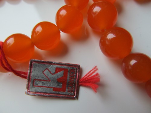 Antike pressbernstein kette - antike,