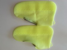 Regen Überschuh aus Silikon von Pro Idee Neongelb XL - Neu