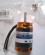 RC Brushless Motor HD 2223 6S- 1880 KV Design for Helicopter Modellbau Heli