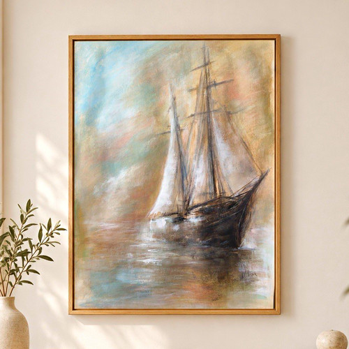 Wandbild segelboot motiv - motiv,, meer