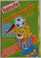 hanuta, Fußball-starke DandyDogs-Spiele EM 2000 Spiel-Poster, 3 Sticker fehlen