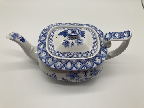 Spode geranium blue teekanne - geranium,