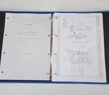Elektrische Unterlagen Deckel Fräsmaschinel FP3A2804 CNC 2103