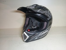 Motorradhelm Lazer MX7 Hotrod schwarz grau XL