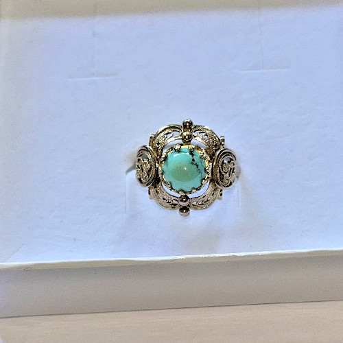 Ring statement 333 türkis - ring,
