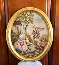 Große gobelinbild oval - gobelinbild,