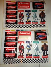 2 Bögen Carrera Aufkleber