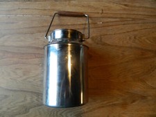 Milchkanne Edelstahl mit  Tragebügel ohne Deckel 1,5L Transportkanne Sammelkanne