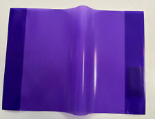 Heftumschlag Hefthülle Heftschoner Din A5 lila transparent Herma