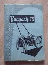 Bungartz Dieselschlepper T5 Nr. 2 Anleitung und Ersatzteilliste