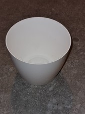 Blumentopf Artevasi Portugal Übertopf Weiß rund Kunststoff Höhe 10 cm neuwertig