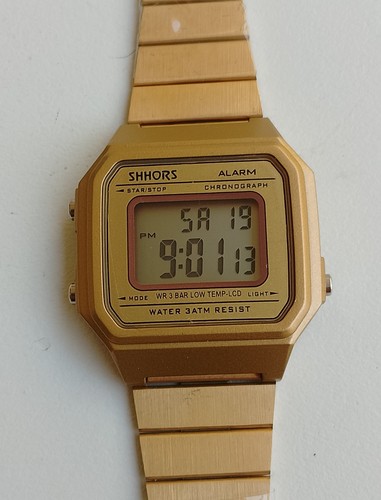 Shhors digitale armbanduhr lcd - digitale,