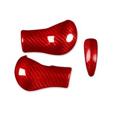 Rot Schlanke Kohlefaser Auto