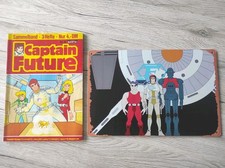 Captain Future Comic Sammelband und Blechschild TOP