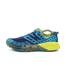 Hoka One Herren Speedgoat 2 Laufschuhe Blau Vibramsohle Trailrunningschuhe EU 44