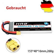 HRB 7,4V 5000mAh 2S Lipo Akku