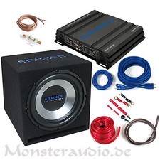 CRUNCH 500 Watt Bass Set Auto Hifi Komplettanlage Subwoofer Verstärker CBP500