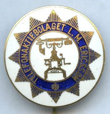 TELEFONAKTIE BOLAGET L. M. ERICSSON FIRMENABZEICHEN 1920ER JAHRE