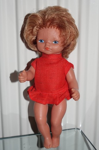 Vintage baby puppe - ,