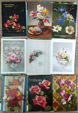 100 AK Lot Glückwunsch Blumen