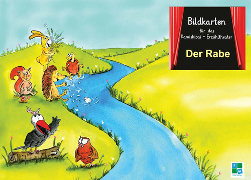 Der rabe bildkarten für das - rabe,