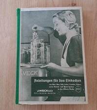 Vintage  Buch WECK Koche auf Vorrat Anleitung für. Einkochen von Lebensmitteln 