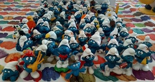 Schlümpfe schleich bully - schlümpfe,