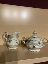 Weimar Porzellan Zuckerdose und Milchkännchen 