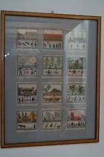 Biedermeierrahmen 52x40 "12 Monate" Kreuzstichbilder 9x9 Handarbeit