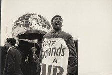 Bruce Davidson Photo artist 1964 Vintage New York World's Fair silver print 