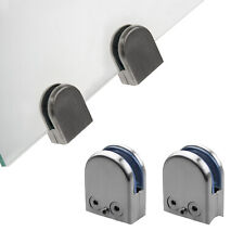 ONPIRA® Glas Halter EDELSTAHL 45x55mm Klemm Halterung Glasstärken 8mm - 8,76mm