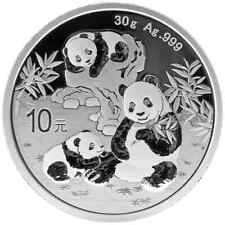 10 YUAN - CHINA PANDA 2025 - 999 SILBER - SILBERMÜNZE - SILBERBARREN