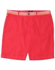LA MARTINA Herren Chino Shorts W40 XL rot Baumwolle KH20