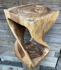 50cm Holz Hocker Couchtisch