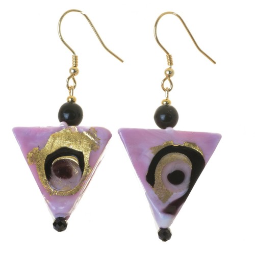 Ohrringe mit murano glas - ohrringe,