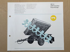 LKW 3-Seiten Kippanhänger HK 3-1 Kopie Werbung Anhänger DDR 1960er/1970er Jahre