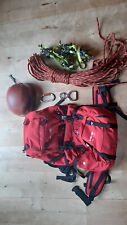 Kletterausrüstung-Set, Rucksack, Helm, Steigeisen, Karabiner & Achter, Seil