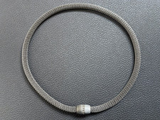 Ernstes Design Edvita Kette K133 Edelstahl 45 cm & Wechsel Anhänger Hülse AN430