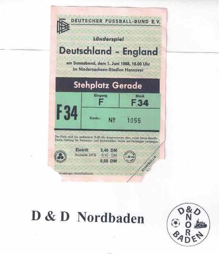 Ticket eintrittskarte 1968 - /,